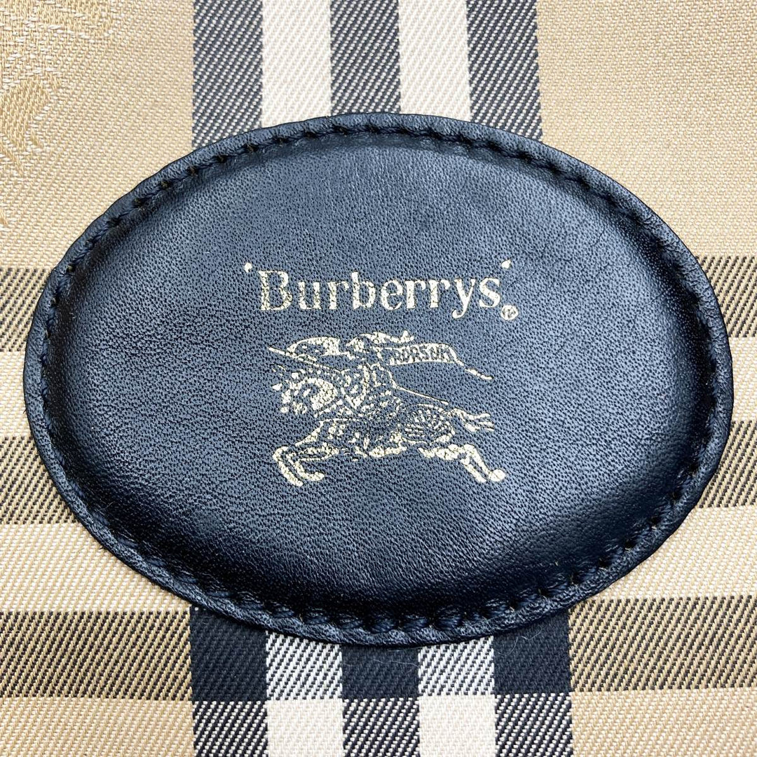 BURBERRY バーバリー 
 ボストンバッグ 
ナイロン/コットン  ベージュ