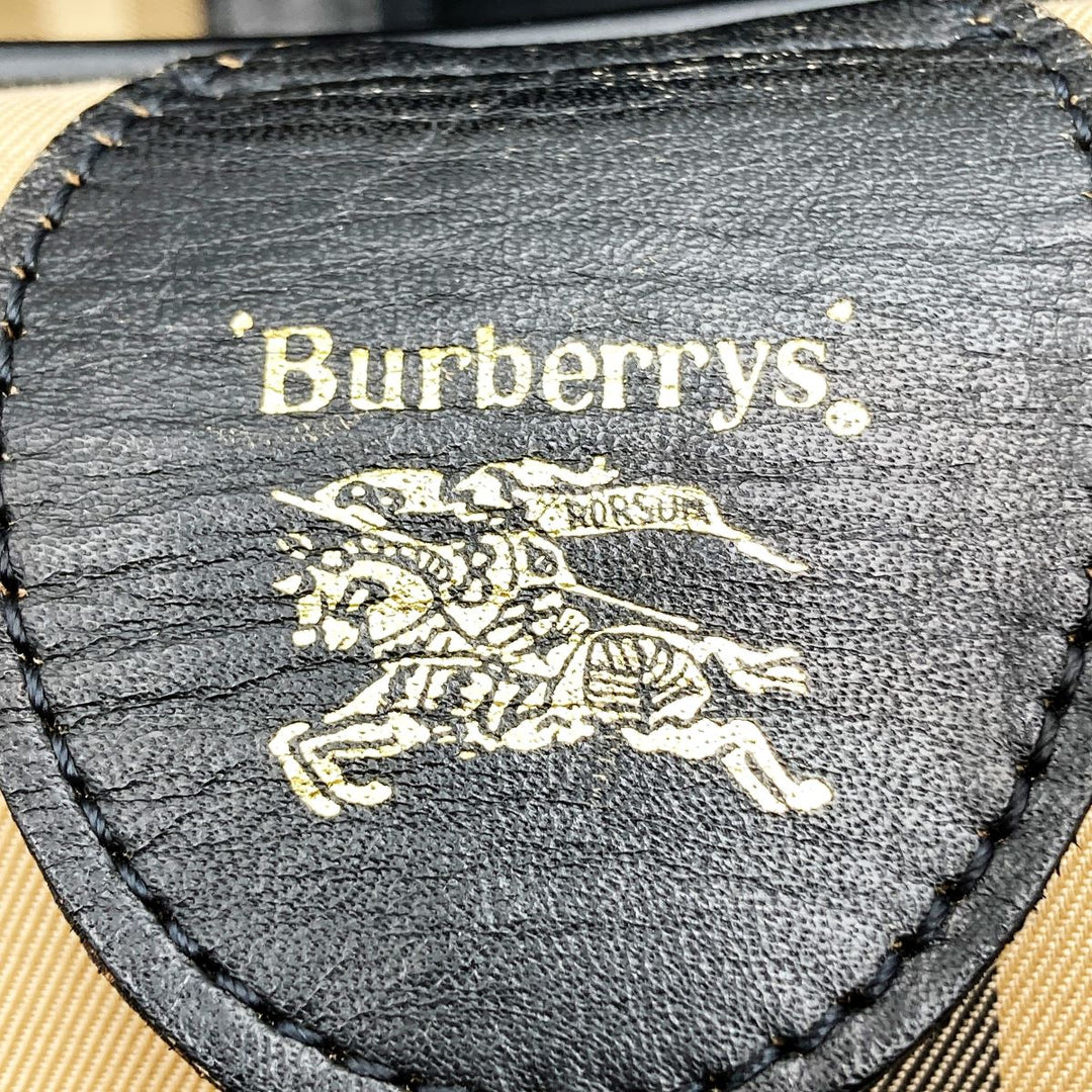 BURBERRY バーバリー 
 ボストンバッグ 
ナイロン/コットン  ベージュ