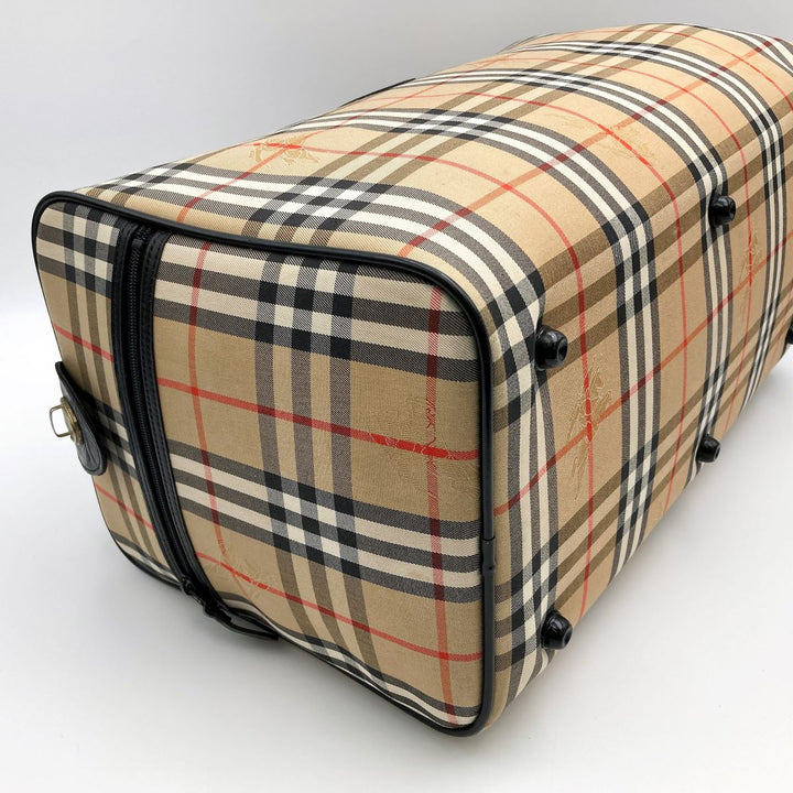 BURBERRY バーバリー 
 ボストンバッグ 
ナイロン/コットン  ベージュ