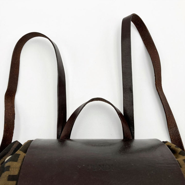 FENDI フェンディ 
 15980 リュック・デイパック 
ナイロン ブラウン