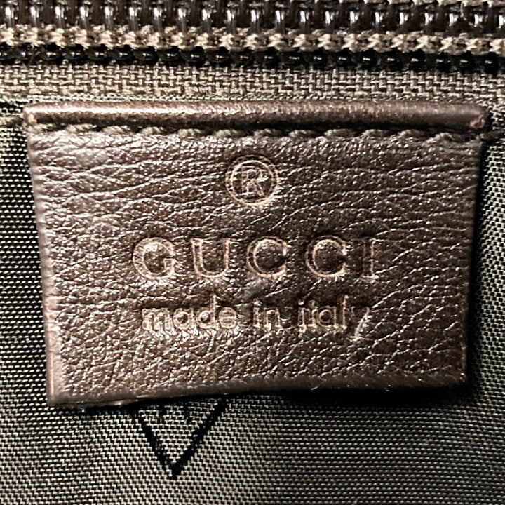 GUCCI グッチ 
 201448  ショルダーバッグ 
レザー ダークブラウン