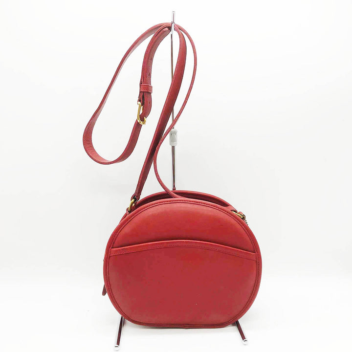 COACH コーチ 
 ショルダーバッグ 
レザー レッド