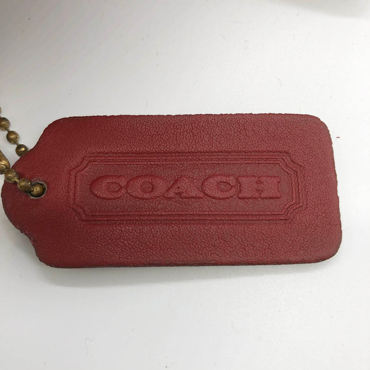 COACH コーチ 
 ショルダーバッグ 
レザー レッド