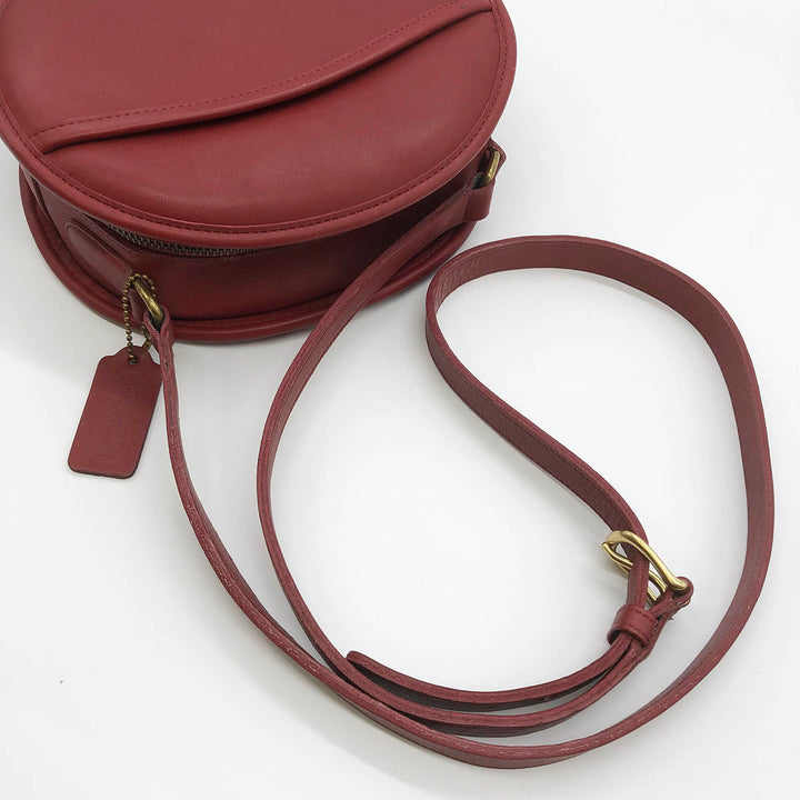 COACH コーチ 
 ショルダーバッグ 
レザー レッド