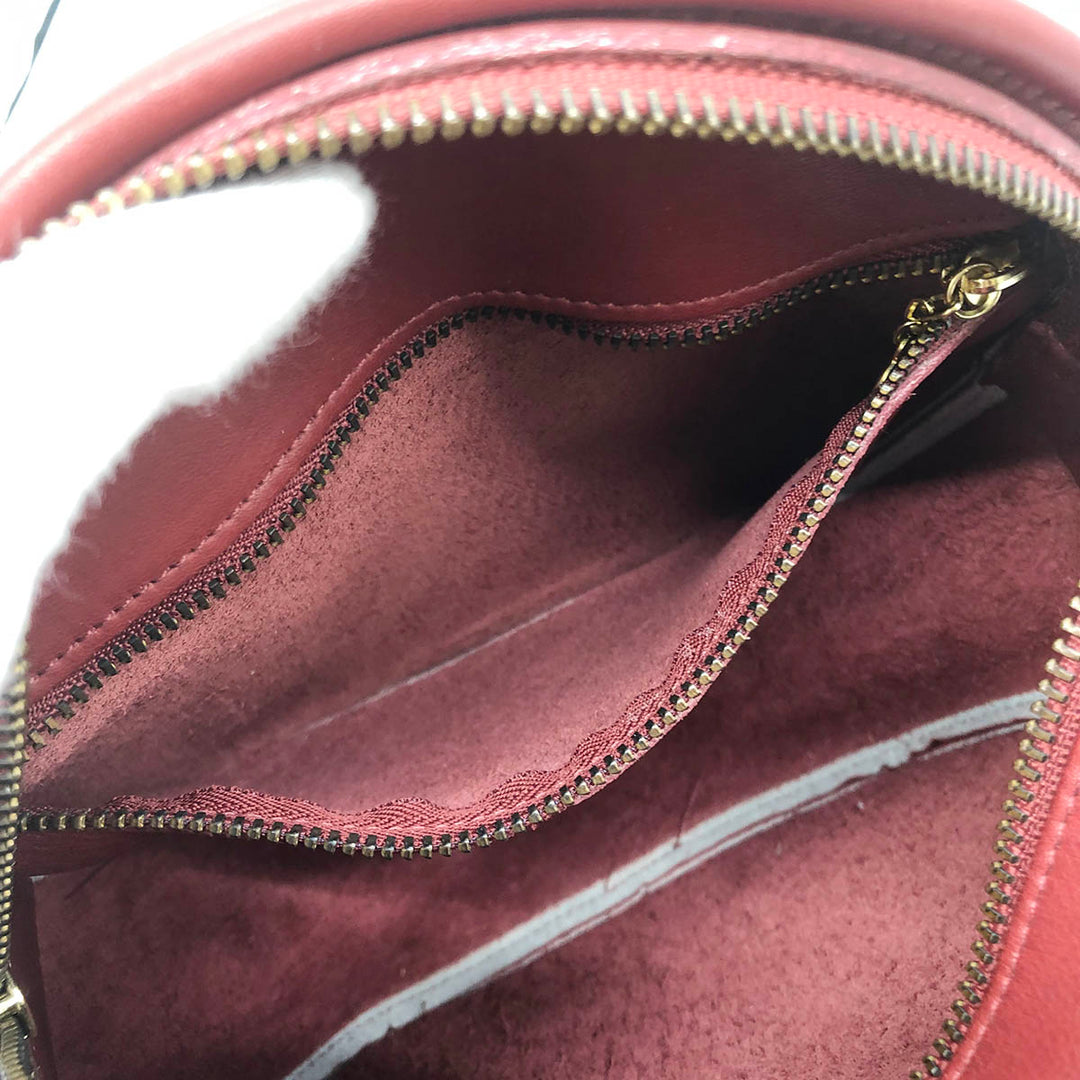 COACH コーチ 
 ショルダーバッグ 
レザー レッド