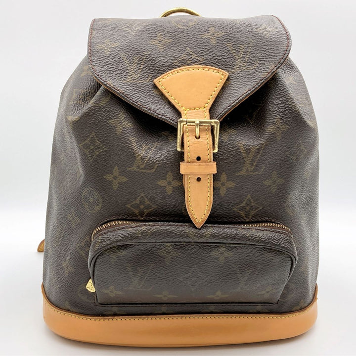 LOUIS VUITTON ルイ・ヴィトン 
 モノグラム モンスリMM M51136 リュック・デイパック 
PVC ブラウン