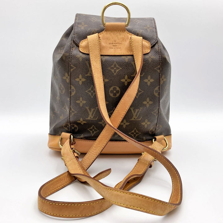 LOUIS VUITTON ルイ・ヴィトン 
 モノグラム モンスリMM M51136 リュック・デイパック 
PVC ブラウン