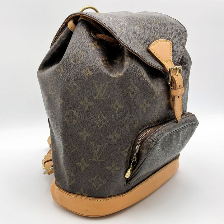 LOUIS VUITTON ルイ・ヴィトン 
 モノグラム モンスリMM M51136 リュック・デイパック 
PVC ブラウン