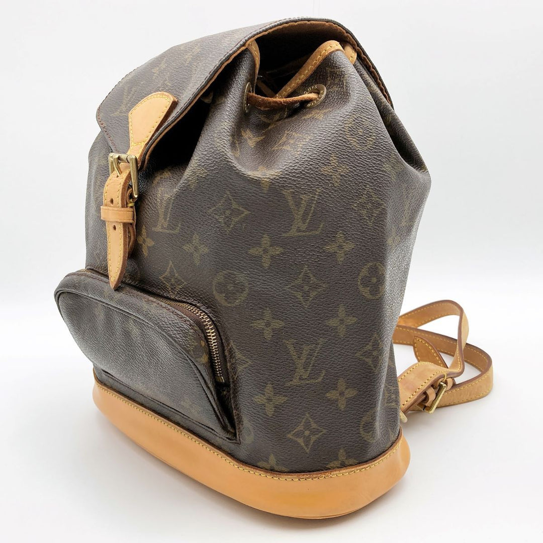 LOUIS VUITTON ルイ・ヴィトン 
 モノグラム モンスリMM M51136 リュック・デイパック 
PVC ブラウン