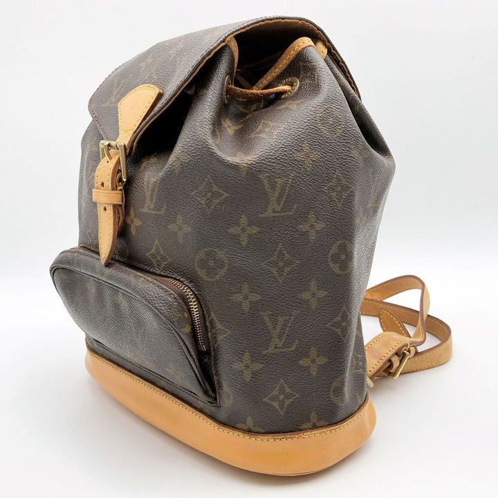 LOUIS VUITTON ルイ・ヴィトン 
 モノグラム モンスリMM M51136 リュック・デイパック 
PVC ブラウン
