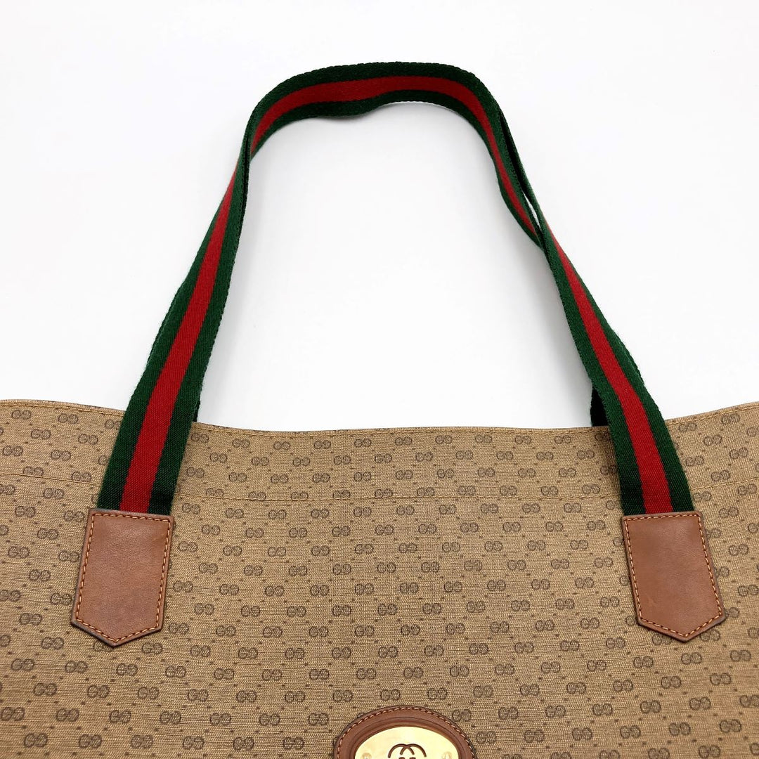 GUCCI グッチ 
 002 39 0043 トートバッグ 
PVC ベージュ