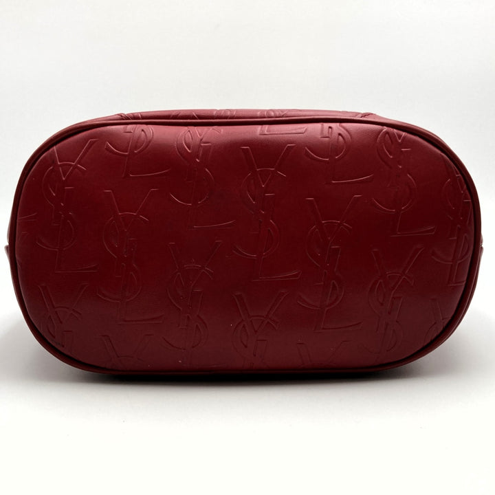 YVES SAINT LAURENT イヴ・サンローラン 
 ショルダーバッグ 
レザー レッド