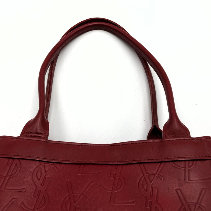 YVES SAINT LAURENT イヴ・サンローラン 
 ショルダーバッグ 
レザー レッド
