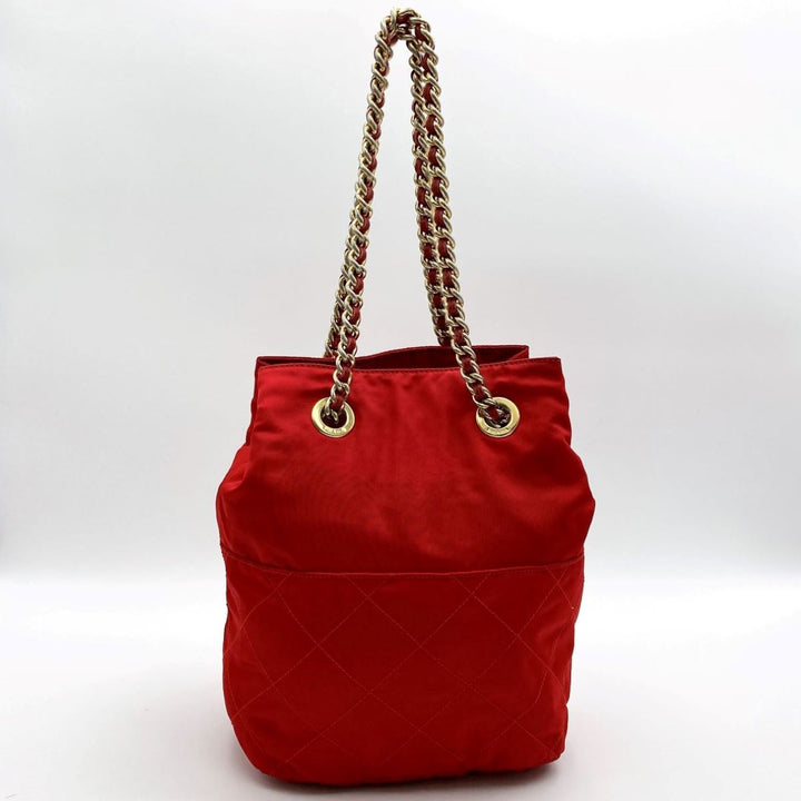 PRADA プラダ 
 ショルダーバッグ 
ナイロン レッド