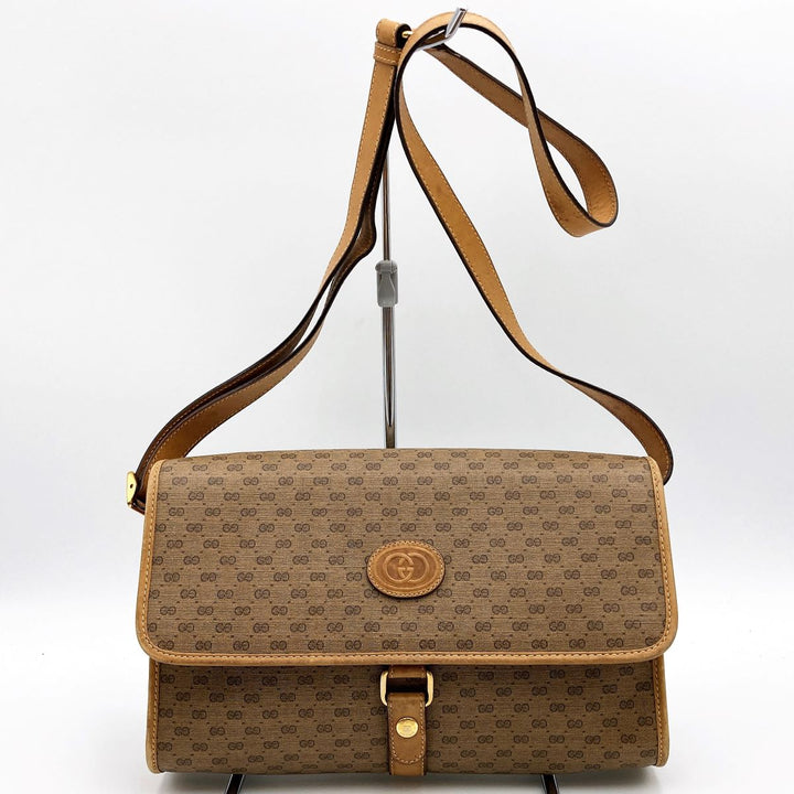 GUCCI グッチ 
 マイクロGG 007・115・6081 ショルダーバッグ 
PVC ブラウン