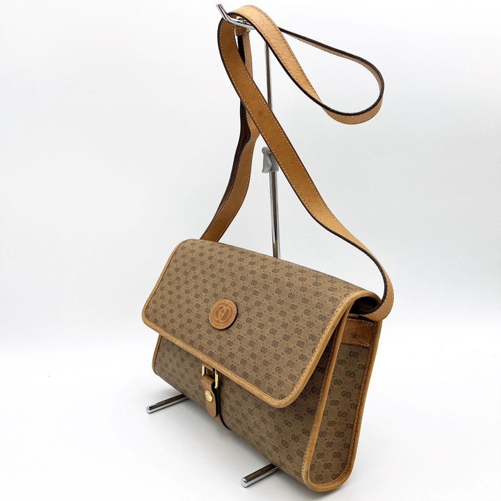 GUCCI グッチ 
 マイクロGG 007・115・6081 ショルダーバッグ 
PVC ブラウン
