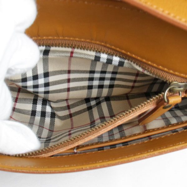 BURBERRY バーバリー 
 ショルダーバッグ ショルダーバッグ 
レザー キャメル