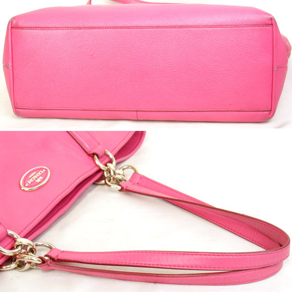 COACH コーチ 
 33961 ショルダーバッグ 
レザー ピンク