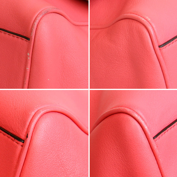 COACH コーチ 
 22386 ショルダーバッグ 
レザー ピンク×ホワイト