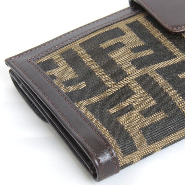 FENDI フェンディ 
 2289-30806 長財布 
キャンバス ブラウン