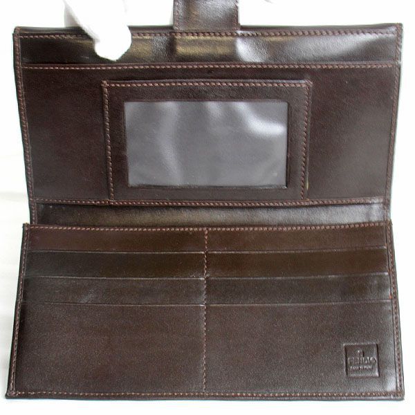 FENDI フェンディ 
 2289-30806 長財布 
キャンバス ブラウン