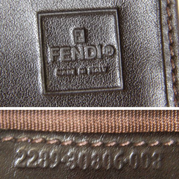 FENDI フェンディ 
 2289-30806 長財布 
キャンバス ブラウン