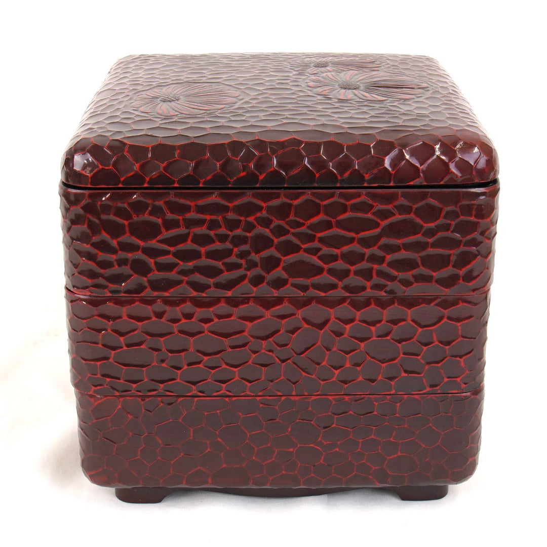 三重箱 その他雑貨 
漆器 紅・茶/黒