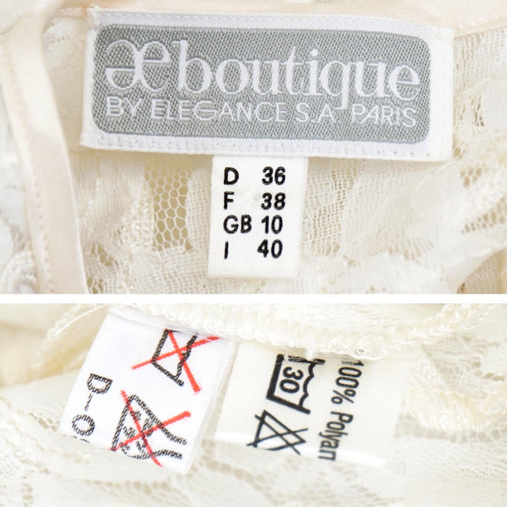 boutique BY ELEGANCE S ブティックバイエレガンス 
 ブラウス ブラウス 
ポリアミド オフホワイト