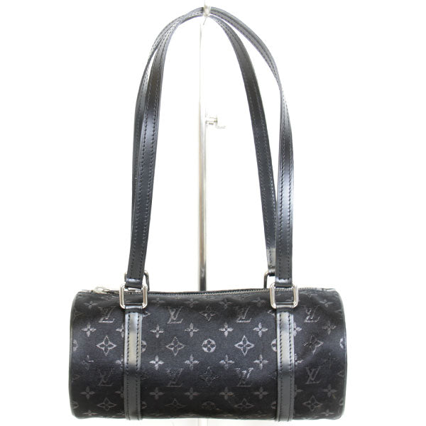 LOUIS VUITTON ルイ・ヴィトン 
 リトルパピヨン M92352 ハンドバッグ 
モノグラムサテン ブラック