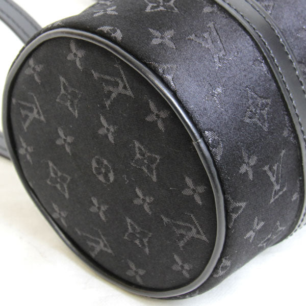 LOUIS VUITTON ルイ・ヴィトン 
 リトルパピヨン M92352 ハンドバッグ 
モノグラムサテン ブラック