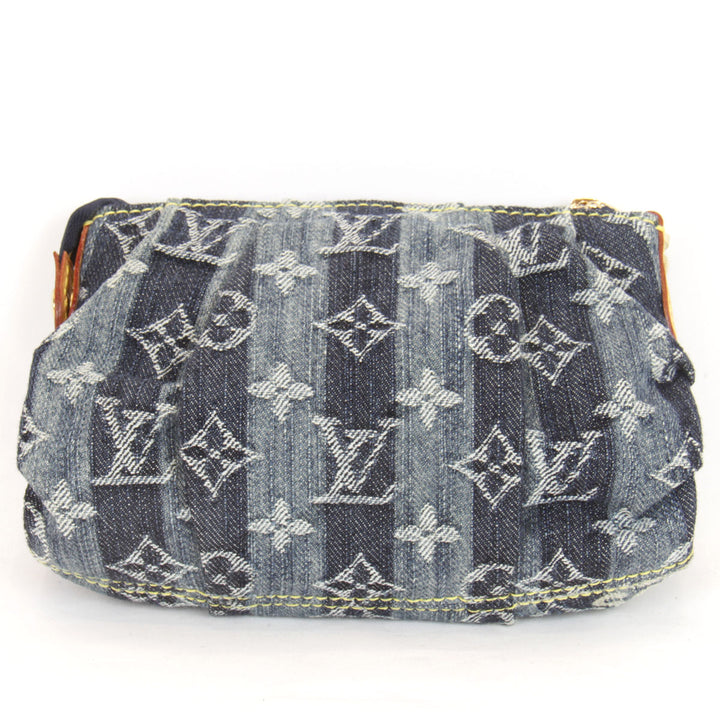 LOUIS VUITTON ルイ・ヴィトン 
 トゥルースレイエ M95335 ポーチ 
モノグラムデニム ブルー系