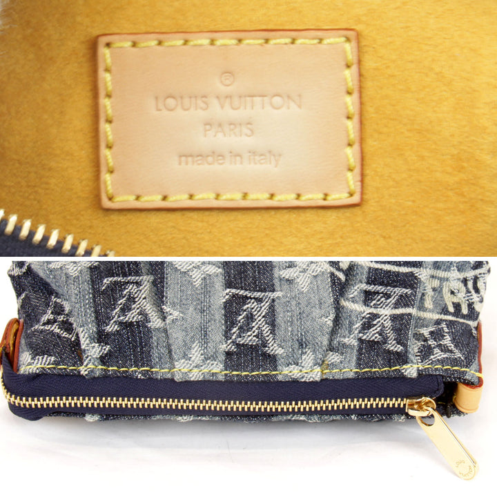 LOUIS VUITTON ルイ・ヴィトン 
 トゥルースレイエ M95335 ポーチ 
モノグラムデニム ブルー系
