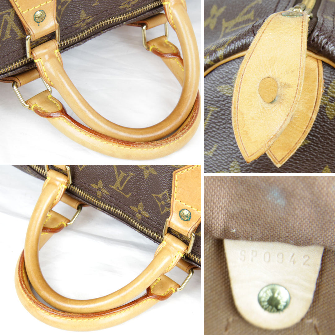 LOUIS VUITTON ルイ・ヴィトン 
 スピーディ40 M41522/SP0942 ハンドバッグ 
モノグラム・キャンバス モノグラム