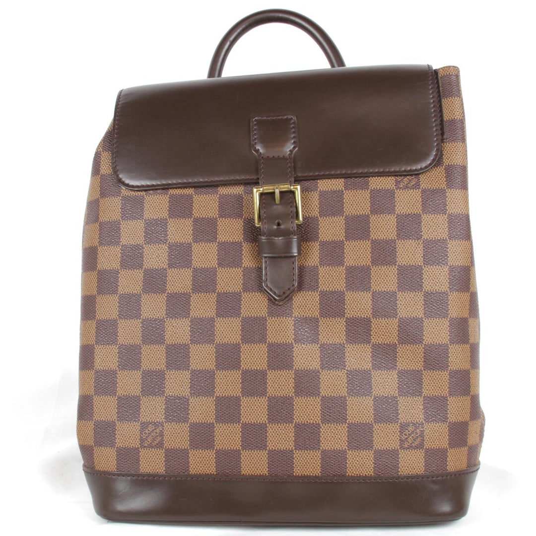 美品『USED』 
LOUIS VUITTON ルイ・ヴィトン 
 ソーホー N51132 リュック・デイパック 
ダミエキャンバス エベヌ