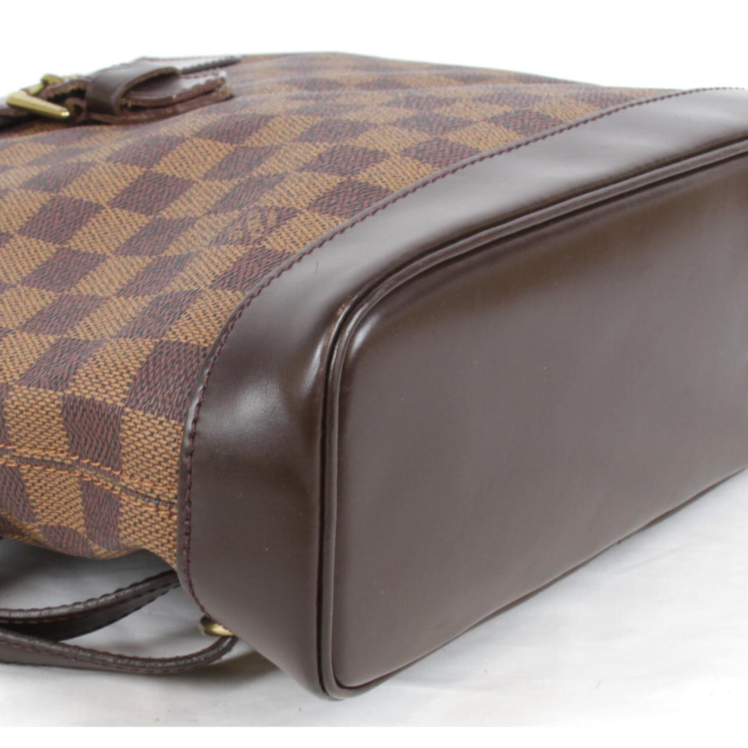 美品『USED』 
LOUIS VUITTON ルイ・ヴィトン 
 ソーホー N51132 リュック・デイパック 
ダミエキャンバス エベヌ