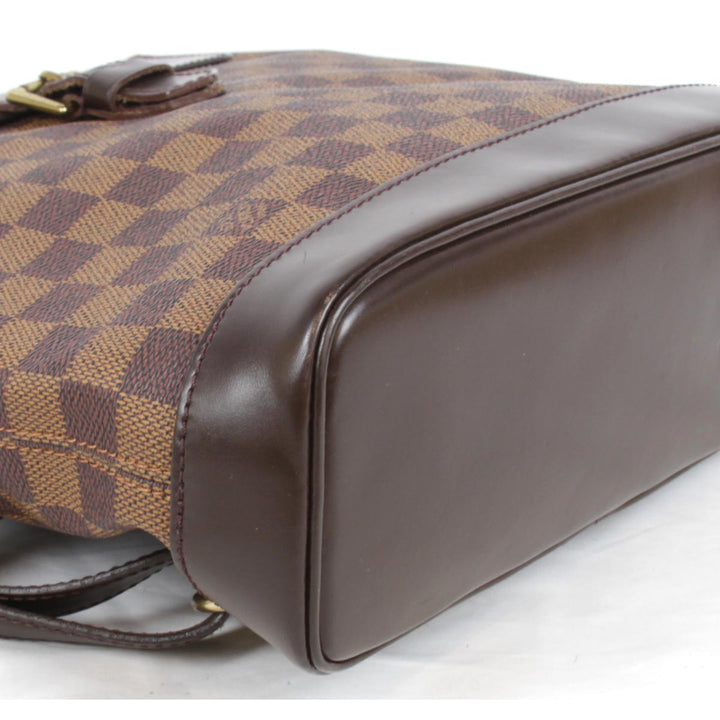 美品『USED』 
LOUIS VUITTON ルイ・ヴィトン 
 ソーホー N51132 リュック・デイパック 
ダミエキャンバス エベヌ