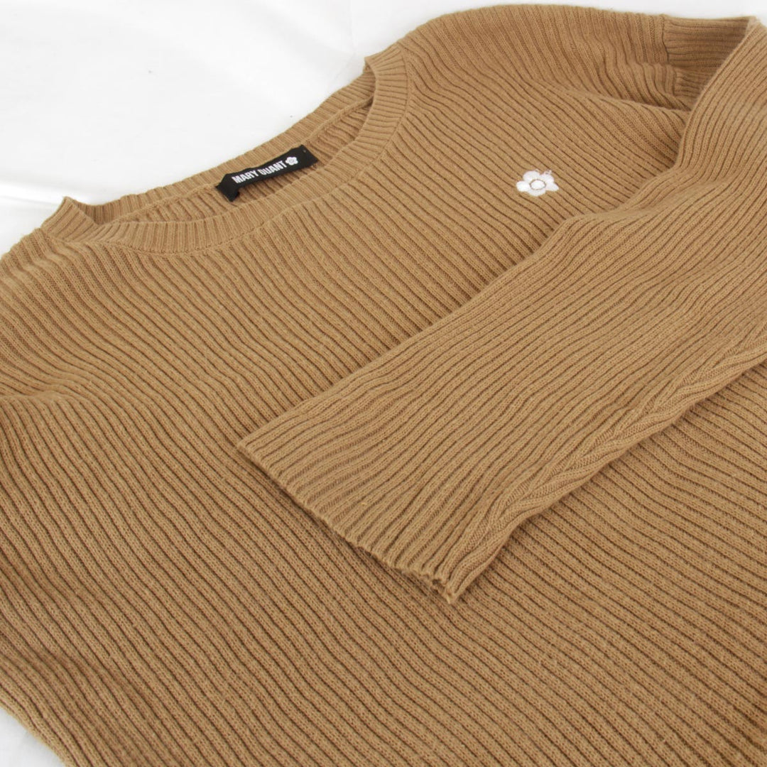『USED』 
MARY QUANT マリークヮント 
 ニットワンピース ワンピース 
アクリル/コットン  ブラウン