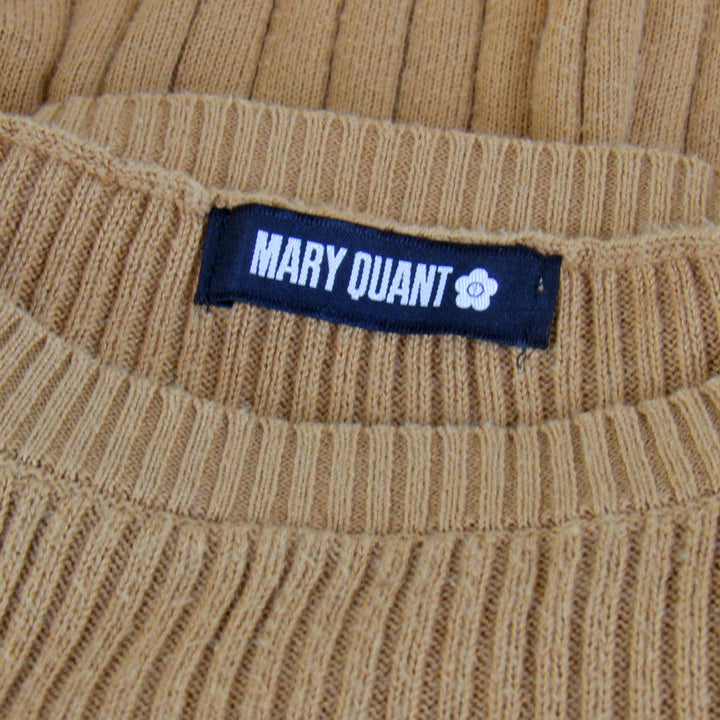 『USED』 
MARY QUANT マリークヮント 
 ニットワンピース ワンピース 
アクリル/コットン  ブラウン