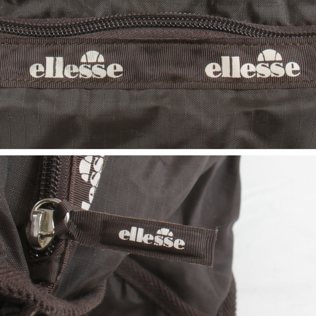 『USED』 
ellesse エレッセ 
 ボストンバッグ 
ナイロン ブラウン