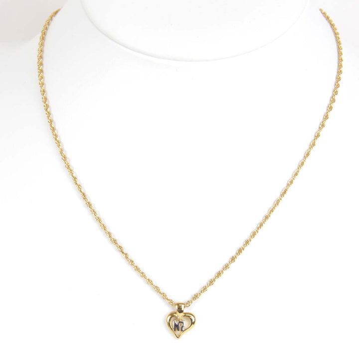 美品『USED』 メタル 
NINA RICCI  NR ハートネックレス ネックレス
 ヴィンテージ