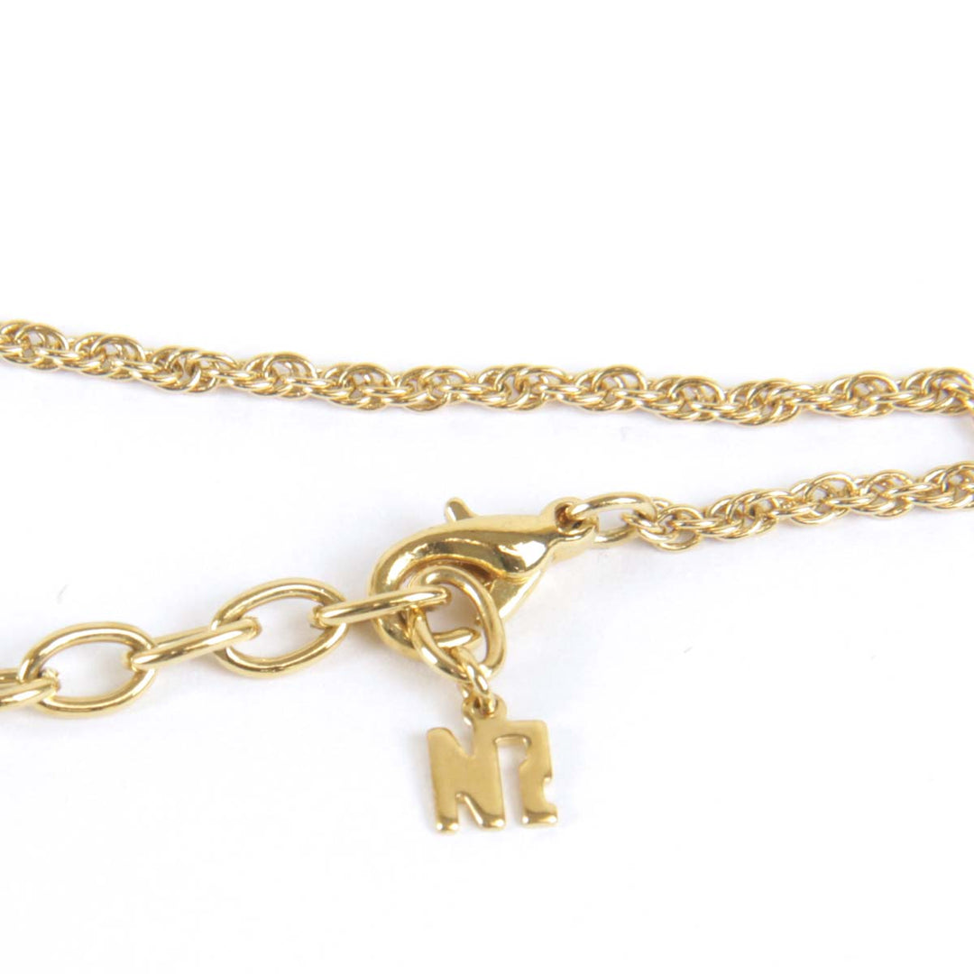 美品『USED』 メタル 
NINA RICCI  NR ハートネックレス ネックレス
 ヴィンテージ